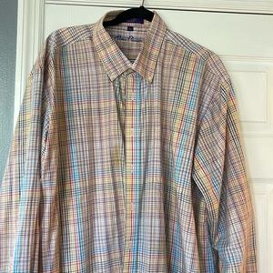 Alan Flusser Plaid Buttondown shirt